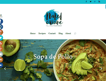 Tablet Screenshot of nakedcuisine.com